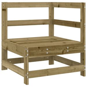 vidaXL Kutna vrtna sofa od impregnirane borovine