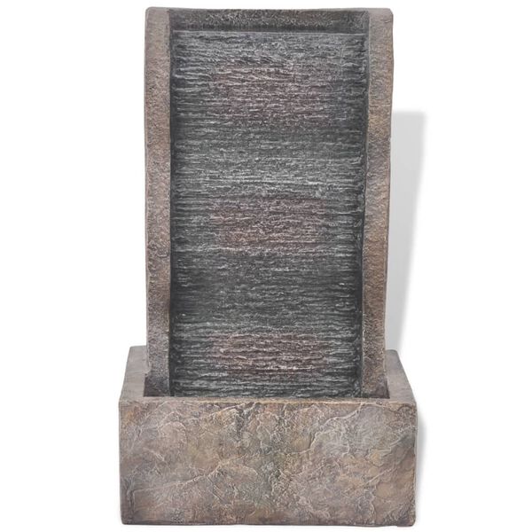 vidaXL Unutrašnja Fontana od Poli-smole s LED Osvjetljenjem