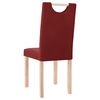 vidaXL Blagovaonske stolice od tkanine 4 kom crvena boja vina