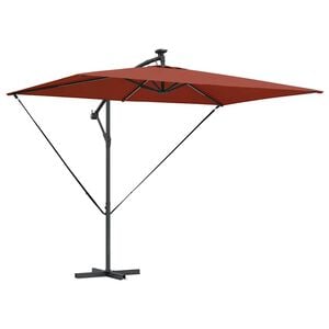 vidaXL Suncobran Terakota 294 x 200 x 270 cm Poliester i aluminij