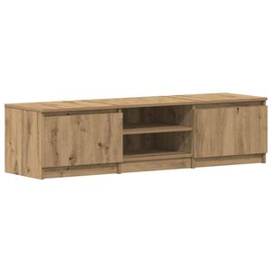 vidaXL TV ormarić Artisan hrast 140x40x36 cm izrađeno drvo