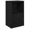 vidaXL Regal za knjige crni hrasta 31x24x52 cm od konstruiranog drva