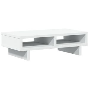 vidaXL Stalak za monitor bijeli 50 x 27 x 15 cm od konstruiranog drva