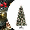 vidaXL Umjetno božićno drvce Zelena 120 cm PVC, Plastika i Čelik