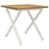 vidaXL Stol za blagovanje s prirodnim rubom 70 x 70 x 75 cm