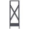 vidaXL Stalak za drva antracit 34x25x70 cm Hladno valjani čelik