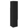 vidaXL Kutni ormarić Crna 32x32x140cm Konstruirano drvo