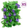 vidaXL&nbsp;Pro&scaron;iriva re&scaron;etka od umjetnog br&scaron;ljana 5 kom zelena 180 x 20 cm