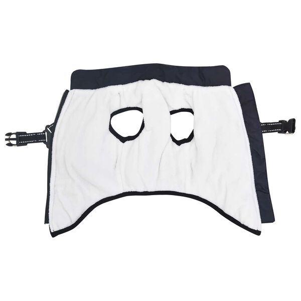 vidaXL Kaput za pse Mornarsko plava L28 Flis i Poliester