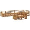 vidaXL Set vanjskih sofa 8 pcs Prirodna