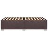 vidaXL Okvir kreveta bez madraca tamnosmeđi 90x200 cm od tkanine