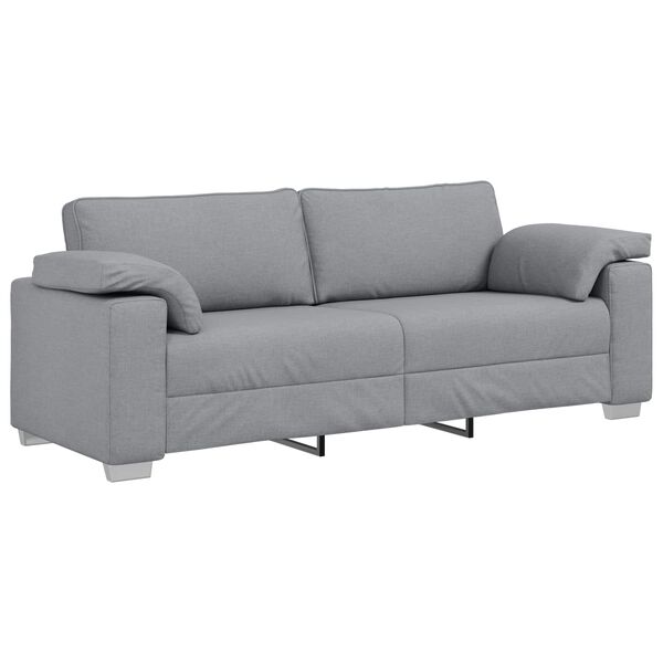 vidaXL Sofa Svijetlo siva 219 x 77 x 82 cm tkanina