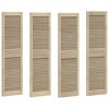 vidaXL Ormarna vrata s vratima 4 pcs Prirodna 140,5 x 2,1 x 39,5 cm