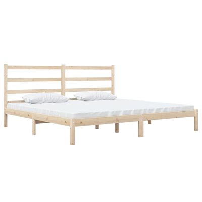 vidaXL Okvir za krevet od masivne borovine 180 x 200 cm bračni