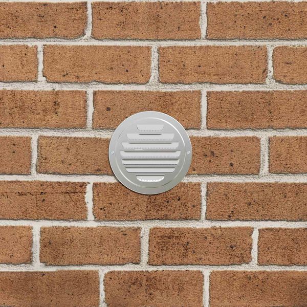 vidaXL Pokrov ventilacije 4 pcs Srebrno 80 mm Nehrđajući čelik