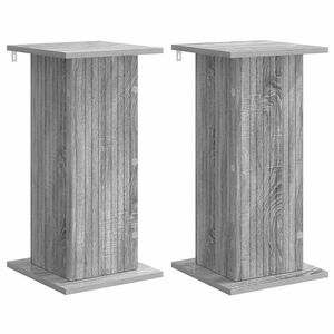 vidaXL Stalak za biljke 2 kom. Siva sonoma 30,5 x 30 x 60,5 cm
