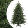 vidaXL Umjetno božićno drvce s nogom 120 cm PVC i metal Zelena
