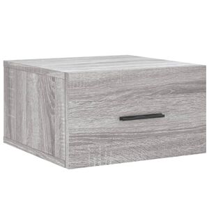 vidaXL Zidni noćni ormarić boja sivog hrasta sonome 35 x 35 x 20 cm