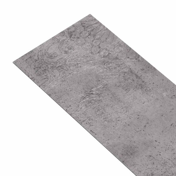 vidaXL Podne daske 18 pcs Cement smeđi 5,26 m&sup2; PVC