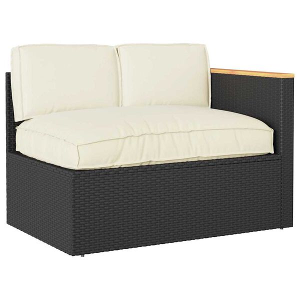 vidaXL Set jastučića za palete s jastukom 3 pcs Krema 120 x 80 x 12 cm