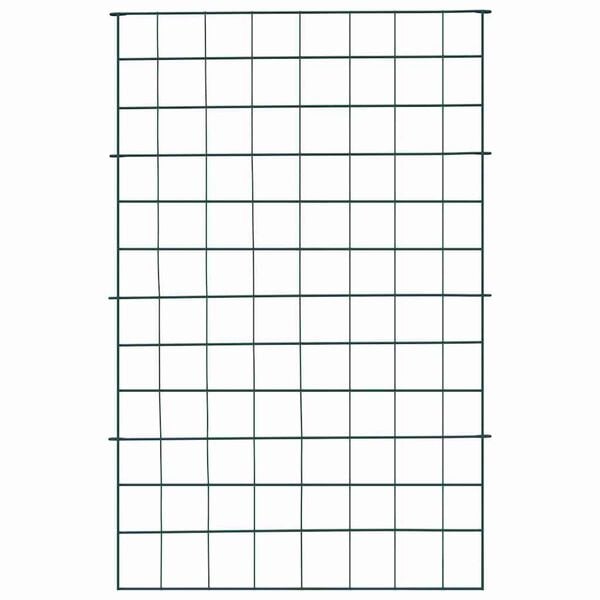 vidaXL Set ograde za ribnjak 8 pcs Zelena 50 x 80 cm Čelik