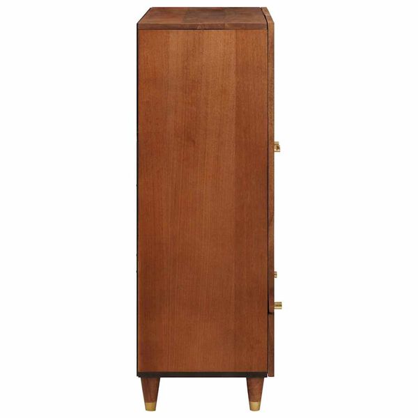 vidaXL Kabineti i police za skladištenje medija s ladicama Smeđa