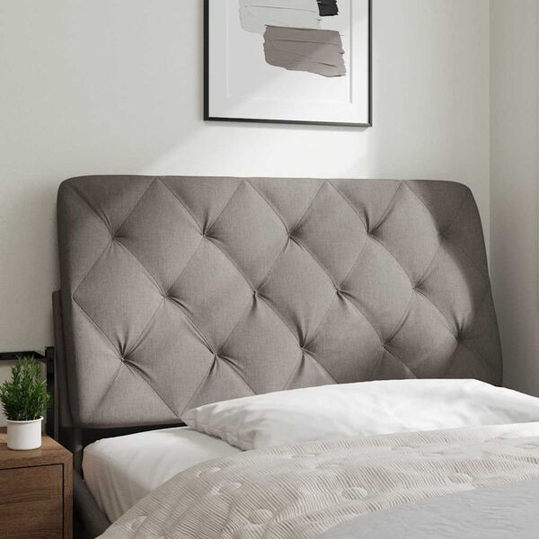 vidaXL Jastuk za uzglavlje smeđesivi 100 cm od tkanine