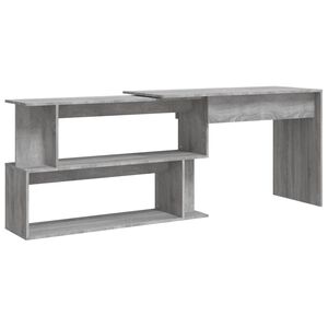 vidaXL Radni stol boja hrasta sonome 200x50x76 cm konstruirano drvo