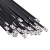 vidaXL Veza za kabel 250 kom. 4,6 x 350 mm Crna