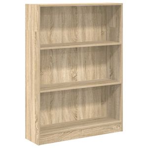 vidaXL Regal za knjige boja hrasta 80x24x109 cm od konstruiranog drva