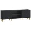 vidaXL TV ormar 150 x 31 x 50 cm Crna Konstruirano drvo