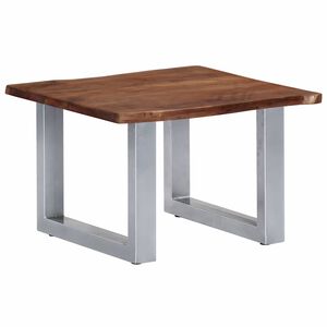 vidaXL Stolić za kavu sa živim rubovima 60x60x40 cm od bagremovog drva