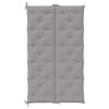 vidaXL Jastuk za vrtnu klupu sivi 180 x (50+50) x 7 cm tkanina Oxford