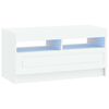 vidaXL LED TV kabinet Bijela Konstruirano drvo