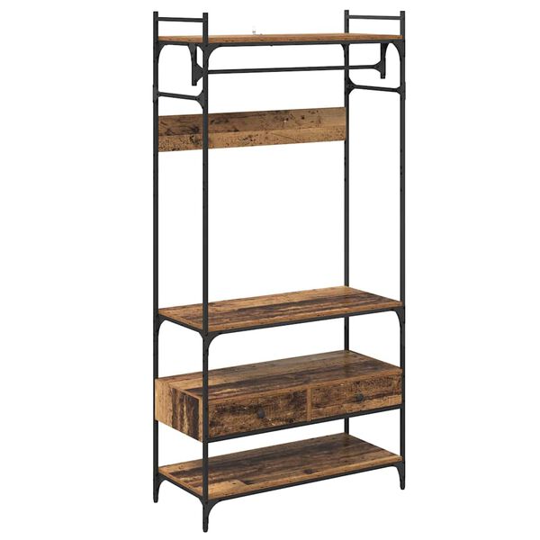 vidaXL Ormarić Staro drvo 89 x 39 x 184.5 cm Konstruirano drvo