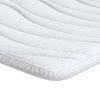 vidaXL Nadmadrac 160 x 200 cm debelo Pleteno platno Bijela