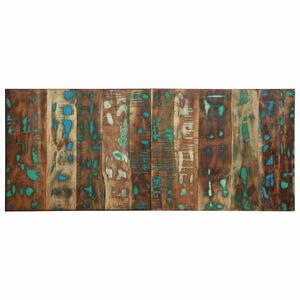 vidaXL Vi&scaron;ebojno uzglavlje 120 cm masivno drvo manga