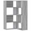 vidaXL Kutni regal z knjige 4 razine artisian hrast 85x85x140cm drveni