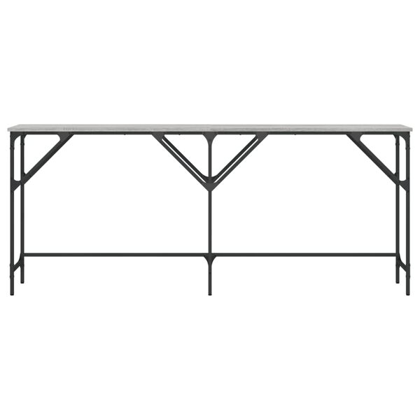 vidaXL Konzolni stol boja hrasta sonome 180x29x75 cm konstruirano drvo