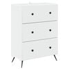 vidaXL Ormar s ladicama Bijela 66 x 34,5 x 90 cm Konstruirano drvo