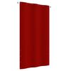 vidaXL Balkonski zastor crveni 120 x 240 cm od tkanine Oxford