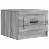 vidaXL Kava Stol Siva sonoma 49 x 50 x 37 cm Konstruirano drvo