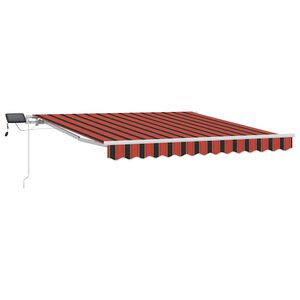vidaXL Povlačivi tende narančasta i smeđa 300 x 250 cm
