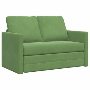 vidaXL Krevet na razvlačenje Svijetlo zelena 204 x 122 x 60 cm Bar&scaron;un