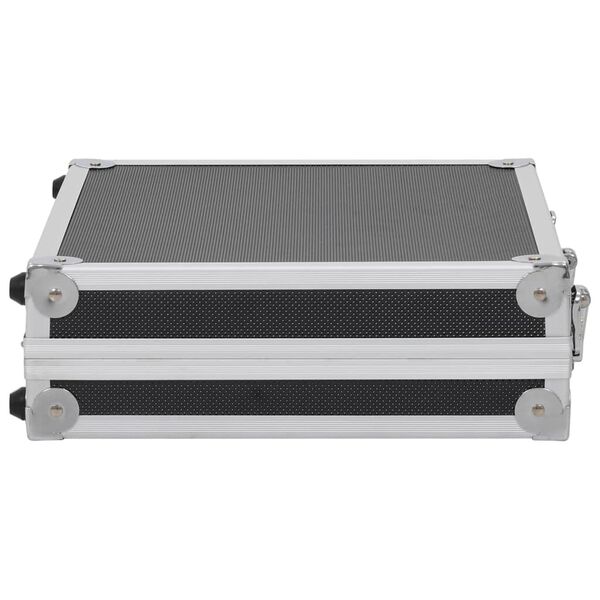 vidaXL Kutija za oružje aluminijska ABS crna