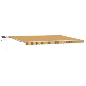 vidaXL Povlačivi tende &Scaron;areni 500 &times; 350 cm Tkanina i Aluminij