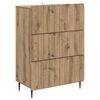 vidaXL Ormar s ladicama 66 x 34,5 x 92 cm Konstruirano drvo