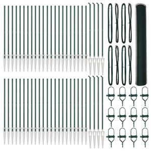 vidaXL Heksagonalna ograda s stubom 100 x 1,2 m Čelik premazan PVC-om