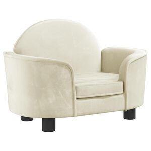 vidaXL Krevet za pse krem 66x40x45 cm bar&scaron;unasti