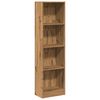 vidaXL Regal za knjige boja hrasta 40x24x143 cm konstruirano drvo